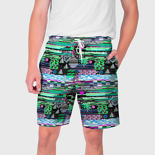 Мужские шорты Abstract color pattern / 3D-принт – фото 1