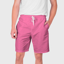 Мужские шорты Яркий розовый однотонный в крапинку