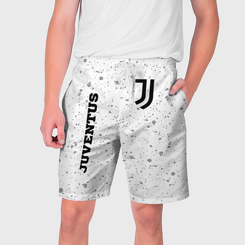 Мужские шорты Juventus sport на светлом фоне вертикально / 3D-принт – фото 1