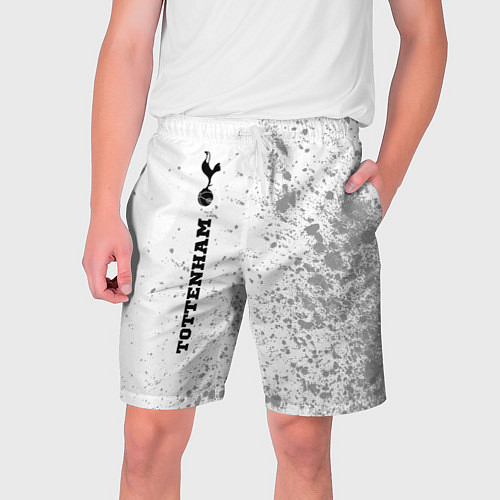 Мужские шорты Tottenham sport на светлом фоне по-вертикали / 3D-принт – фото 1