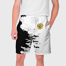 Мужские шорты Россия герб звёзды в красках