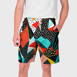 Мужские шорты Abstract patchwork - ai art