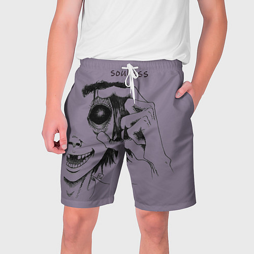 Мужские шорты Soulless / 3D-принт – фото 1