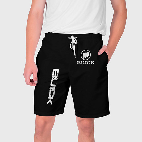 Мужские шорты Buik logo white / 3D-принт – фото 1