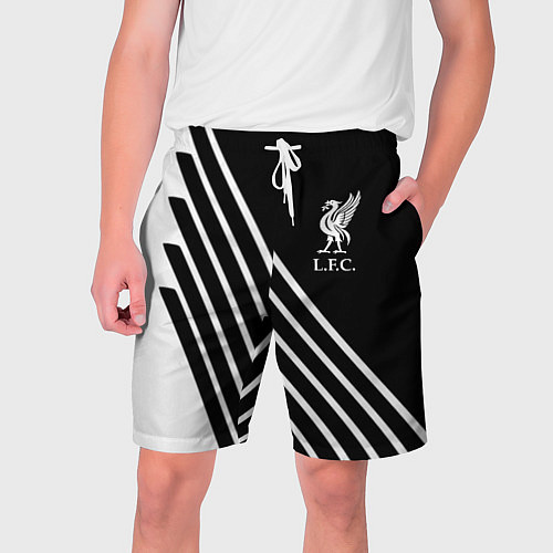 Мужские шорты Liverpool sport fc geometry / 3D-принт – фото 1
