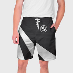 Шорты на шнурке мужские BMW sport line geometry steel, цвет: 3D-принт