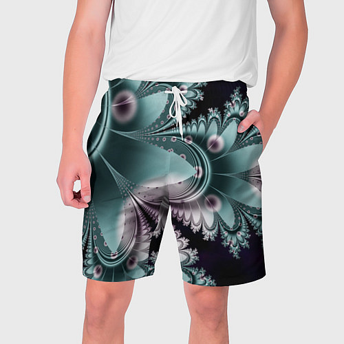 Мужские шорты Фракталы узорный стиль / 3D-принт – фото 1
