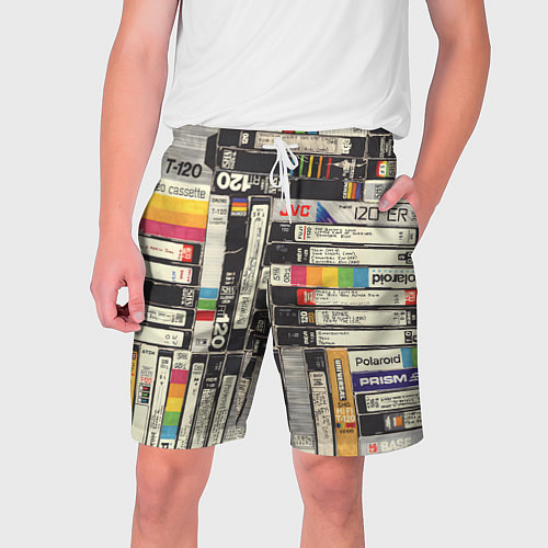 Мужские шорты Видеокассеты vhs / 3D-принт – фото 1