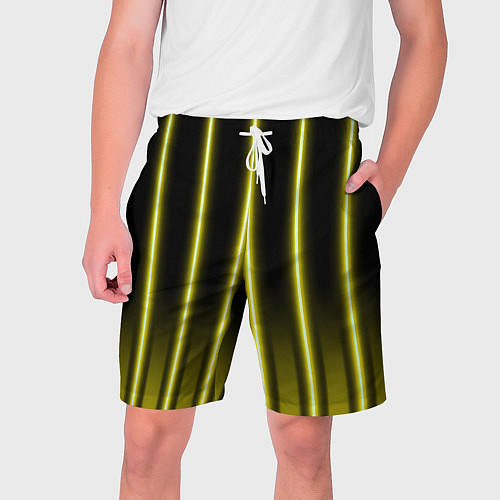 Мужские шорты Neon yellow / 3D-принт – фото 1