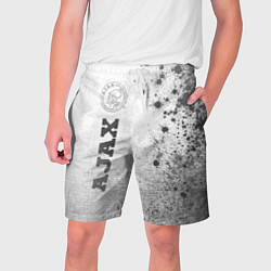Шорты на шнурке мужские Ajax - white gradient по-вертикали, цвет: 3D-принт