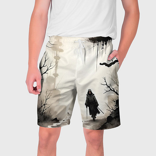 Мужские шорты Путник / 3D-принт – фото 1