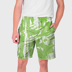Мужские шорты Color white green
