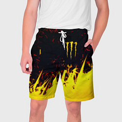Мужские шорты Monster energy абстрактные краски
