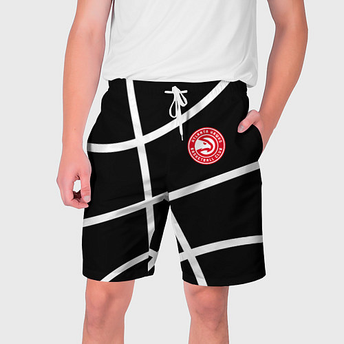 Мужские шорты Atlanta Hawks NBA / 3D-принт – фото 1