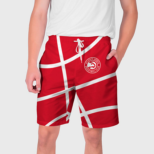 Мужские шорты Atlanta Hawks NBA team / 3D-принт – фото 1