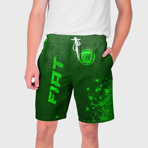 Мужские шорты Fiat - green gradient вертикально / 3D-принт – фото 1