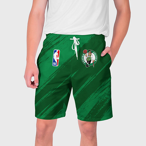 Мужские шорты Boston Celtics NBA basketball / 3D-принт – фото 1