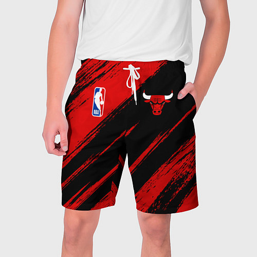 Мужские шорты Chicago Bulls team NBA / 3D-принт – фото 1