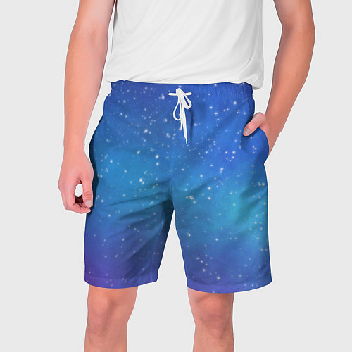 Мужские шорты Ночное сияние / 3D-принт – фото 1