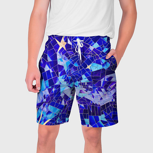 Мужские шорты Небо-Звезды / 3D-принт – фото 1