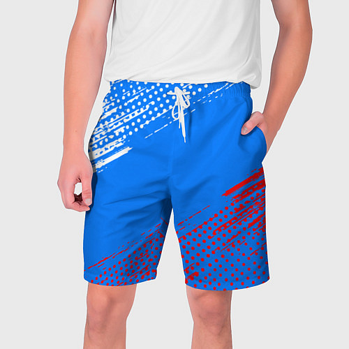 Мужские шорты Патриот - флаг / 3D-принт – фото 1