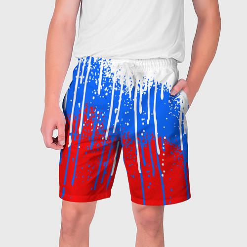 Мужские шорты Патриот - флаг / 3D-принт – фото 1