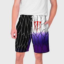 Шорты на шнурке мужские Monster energy steel, цвет: 3D-принт