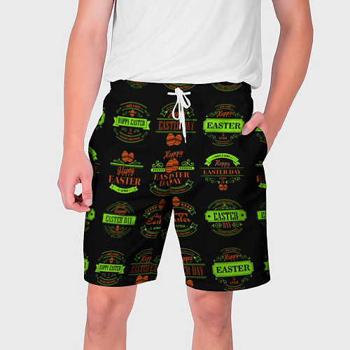 Мужские шорты Easter holidays / 3D-принт – фото 1