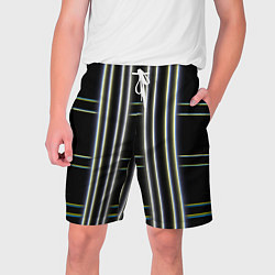 Мужские шорты Neon yellow blue white