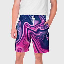 Шорты на шнурке мужские Абстракция, цвет: 3D-принт