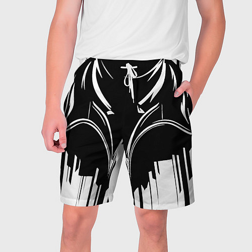 Мужские шорты Авиатор черный / 3D-принт – фото 1