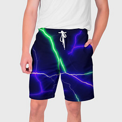 Шорты на шнурке мужские Multicolored lightning, цвет: 3D-принт