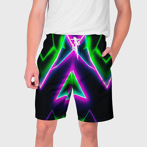 Мужские шорты Multicolored colorful color / 3D-принт – фото 1