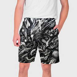 Мужские шорты Abstraction cyber pattern - ai art fantasy