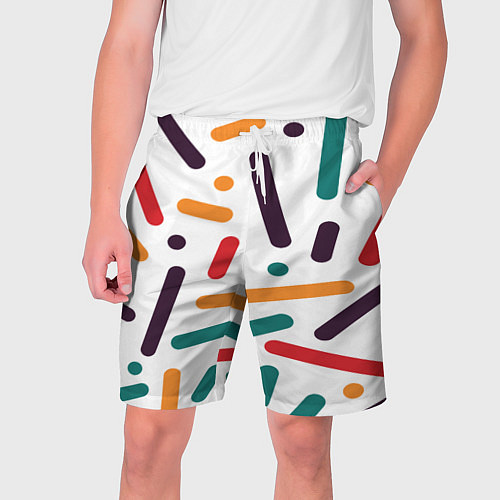 Мужские шорты Oval oil / 3D-принт – фото 1