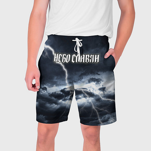 Мужские шорты Небо - славян / 3D-принт – фото 1