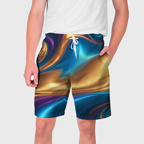 Мужские шорты Сплавы разноцветные / 3D-принт – фото 1