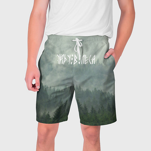 Мужские шорты Уйду в леса / 3D-принт – фото 1