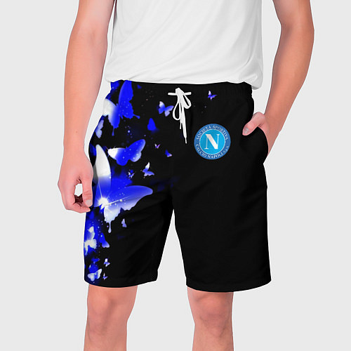 Мужские шорты Наполи бабочки текстура / 3D-принт – фото 1