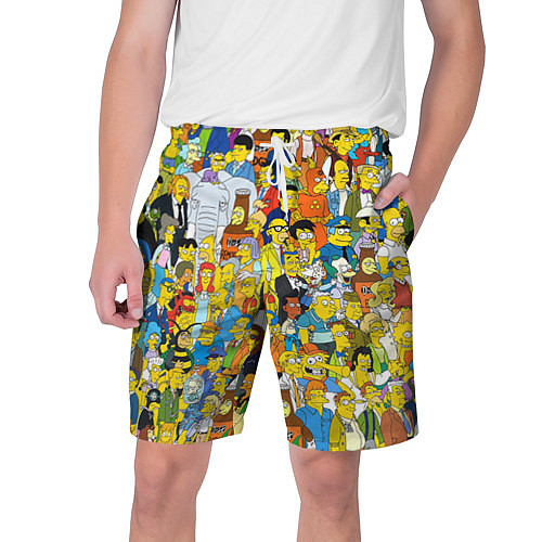 Мужские шорты Simpsons Stories / 3D-принт – фото 1