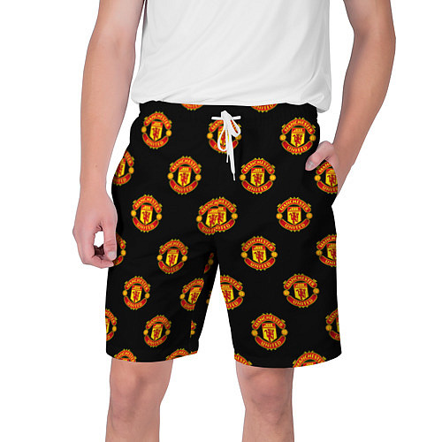 Мужские шорты Manchester United Pattern / 3D-принт – фото 1