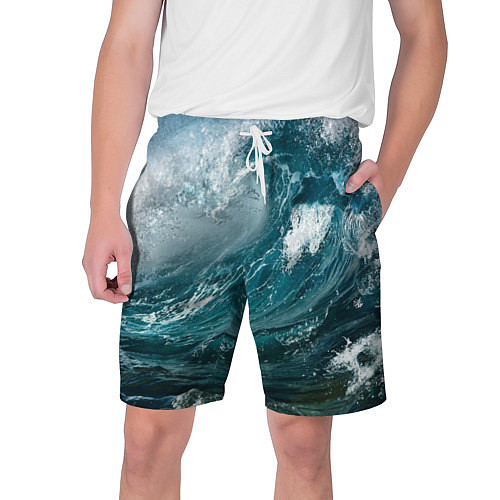 Мужские шорты Волна / 3D-принт – фото 1