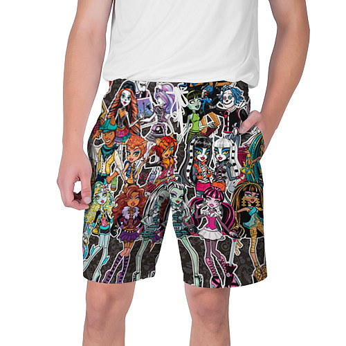 Мужские шорты Monster High: Company / 3D-принт – фото 1