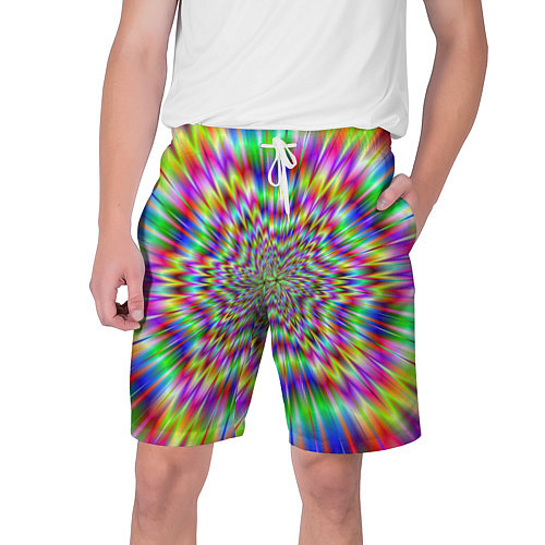 Мужские шорты Спектральная иллюзия / 3D-принт – фото 1