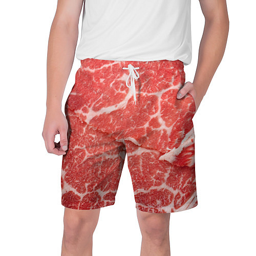 Мужские шорты Кусок мяса / 3D-принт – фото 1