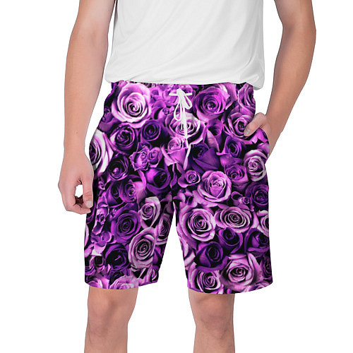 Мужские шорты Цветочки / 3D-принт – фото 1