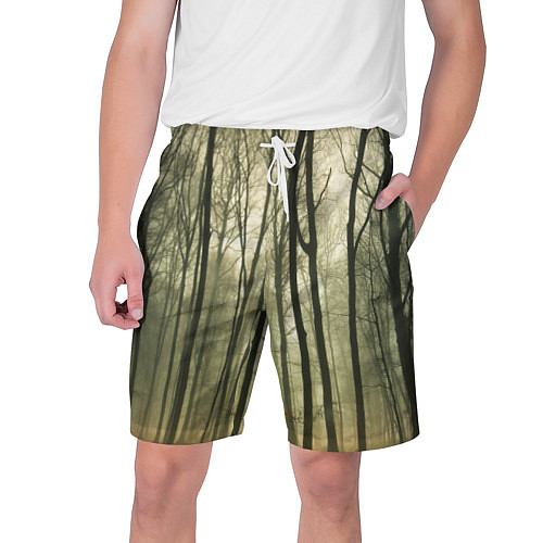 Мужские шорты Чарующий лес / 3D-принт – фото 1