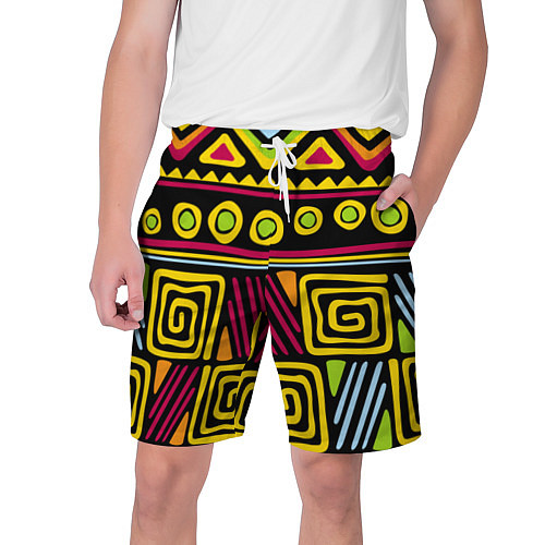 Мужские шорты Африка / 3D-принт – фото 1