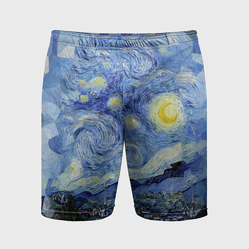 Мужские спортивные шорты Звездная ночь / 3D-принт – фото 1