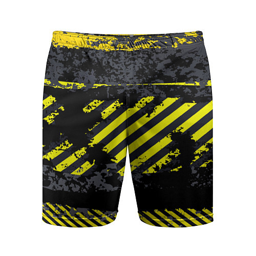 Мужские спортивные шорты Grunge Line / 3D-принт – фото 1